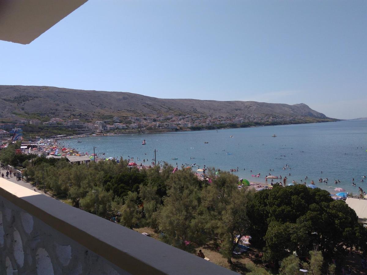 Villa Galeb Pag - At The Main Beach Pag Town Exterior foto